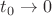 $t_0\rightarrow0$