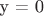 y = 0