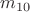 $m_{10}$ $m_{10}$