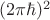 $(2\pi\hbar)^2$