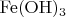 $\mathrm{Fe(OH)_3}$