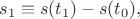 $s_1\equiv s(t_1)-s(t_0),$