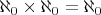 $\aleph_0\times\aleph_0=\aleph_0$