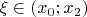 $\xi\in(x_0;x_2)$