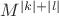 $M^{|k|+|l|}$ $M^{|k|+|l|}$