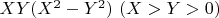 $XY(X^2-Y^2 )\ (X>Y>0)$