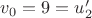 $v_0=9=u_2'$