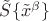 $\tilde{S}\{\tilde{x}^\beta\}$