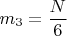 $ m_3=\dfrac{N}{6} $