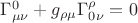 $\Gamma^0_{\mu\nu}+g_{\rho \mu}\Gamma^\rho_{0\nu}=0$