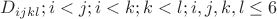 $D_{ijkl}; i<j;i<k;k<l;i,j,k,l\le 6$