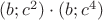 $(b;c^2) \cdot (b;c^4)$