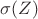$\sigma(Z)$