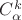 $C_\alpha^k$
