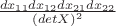 $\frac{dx_{11}dx_{12}dx_{21}dx_{22}}{(detX)^2}$