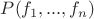 $P(f_1,...,f_n)$