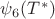 $\psi_6(T^*)$ $\psi_6(T^*)$