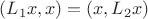 $(L_1 x, x) = (x, L_2 x)$