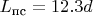 $L_{\text{пс}}=12.3 d$