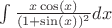 $\int\frac{x\cos(x)}{(1+\sin(x))^2}dx$