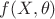 $f(X,\theta)$