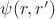 $\psi(r,r')$