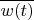 $\overline{w(t)}$