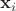 $\mathbf{x}_{i}$ $\mathbf{x}_{i}$