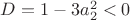 $D=1-3a_2^2<0$