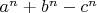 $a^n+b^n-c^n$