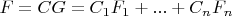 $F=CG=C_1F_1+...+C_nF_n$