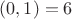 $(0,1)=6$