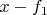 $x-f_1$