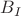 $B_I$