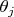 $\theta _j$