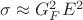 $\sigma\approx G_F^2E^2$