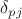 $\delta_{pj}$