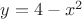 $y=4-x^{2}$
