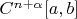 $C^{n+\alpha}[a,b]$