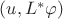 $(u,L^*\varphi)$