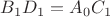 $ B_1D_1=A_0C_1$