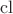 $\operatorname{cl}$