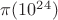 \pi(10^{24})