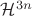 $\mathcal H^{3n}$
