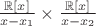 $\frac{\mathbb R[x]}{x-x_1}   \times \frac{\mathbb R[x]}{x-x_2}  $