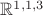 ${\mathbb R}^{1,1,3}$