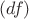 $(df)$