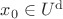 $x_0\in U^{\mathrm{d}}$
