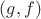 $(g, f)$