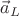 $\vec{a}_L$